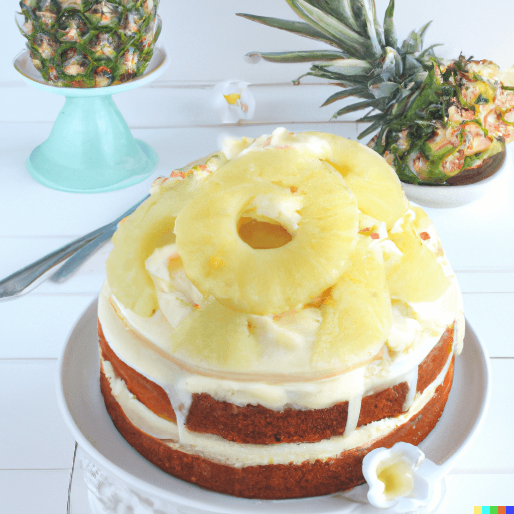 Hummingbird Cake with Cream Cheese Frosting and Pineapple Topping (1)