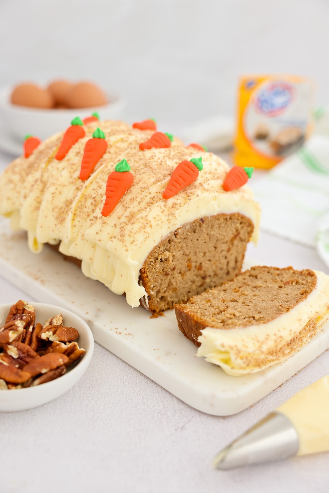 Traditional Carrot Cake Loaf